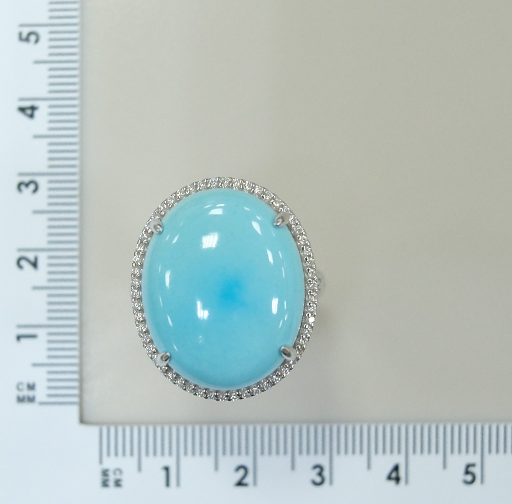 Серебряное кольцо с бирюзой